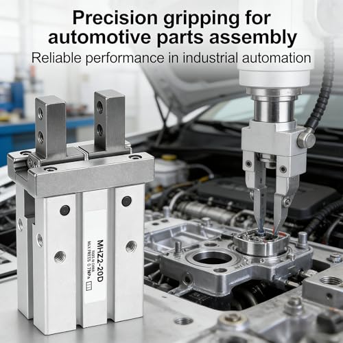 Air Gripper Pneumatic Cylinder - 20mm Bore Parallel Style Air Gripper Pneumatic Cylinder MHZ2-20D