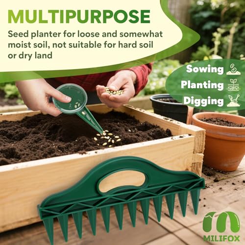 9 Pack Sowing Seeds Dispenser Set for Planting