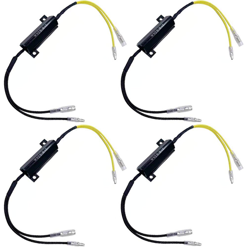 Greluma 4pcs 21W 6ohm LED Power Resistor Load Resistor for SMD LED Mini Indicators for Right Flashing Frequency