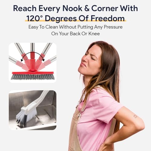 Grout Brush Grout Brush and Handheld Brush Set