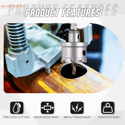 5-45/64" 145mm Hole Saw Tungsten Carbide TCT Hole Cutter W/Drill Bit 145mm (5-45/64")