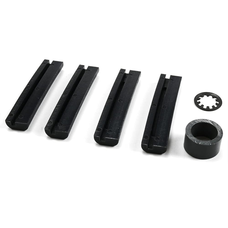 Compatible with 1986-1991 Camaro/Firebird Rear Hatch Motor Pull Down Nylon Guides Kit