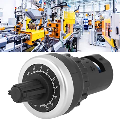 10k Potentiometer, Rotary Potentiometer Switch LA42DWQ 10K, Potentiometer Panel Mount VSD/VFD for Variable Speed Drive Invert