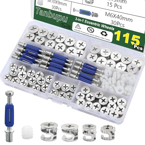 225 Wooden pins+115 Cam Locks