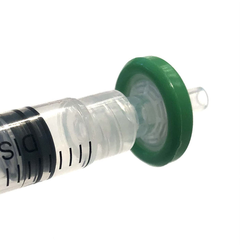ADVANGENE 0.45 Micron, 13mm Green PES Syringe Sterile Filter (75/Pk)