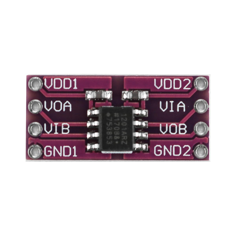 4pcs ADUM1201 Dual Channel Digital Magnetic Isolator Serial Digital Isolator Module Magnetic Isolation SPI CAN Bus Transceiver Signal Isolation (Long)