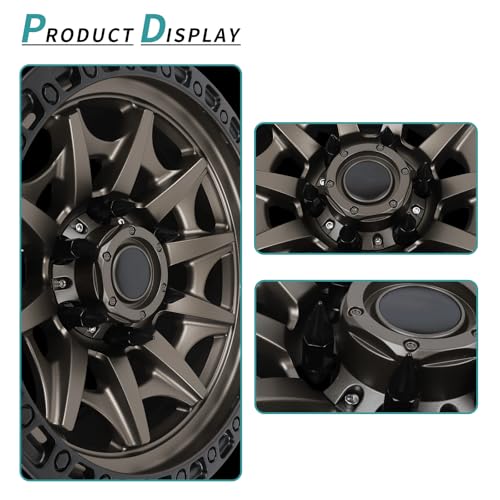 M12x1.5 Spikes Lug Nuts, 60mm Aluminum Wheel Nuts 20pcs Black