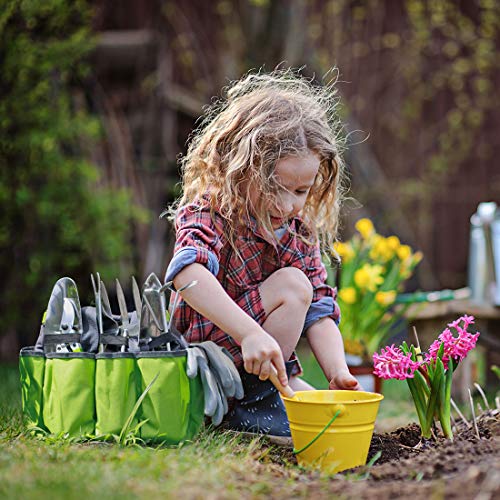 WORKPRO Garden Tool Bag with Garden Tool Set