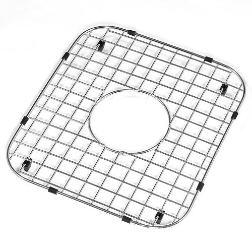 Houzer FD-10 - 6 Inch Grid Drain for Kitchen Sink, Durable Stainless Steel Strainer Cover for Water Flow Control, Essential Home Improvement Hardware Brushed Nickel