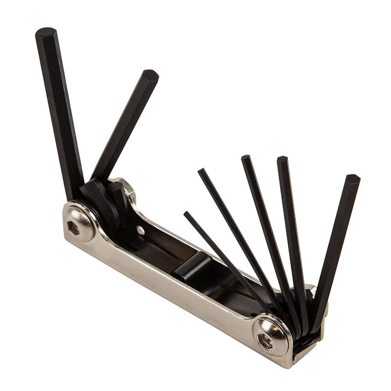Klein Tools 70582 Folding Hex Key Set, 7-Key, Metric Sizes (Pack of 4) 7-Key Metric (Pack of 4)