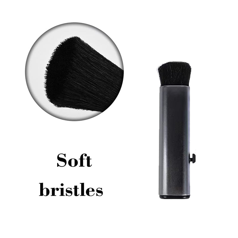 2 Pcs Retractable Keyboard Cleaning Brush Computer Cleaning Tool Dust Cleaning Removal Brush for Computer Keyboard Desktop Table