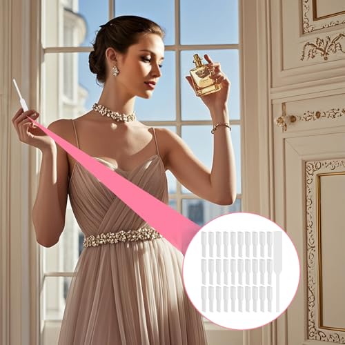 Pack of 200 Perfume Test Strips Fragrance Strips Wide Perfume Tester Strips Perfume Test Strips Disposable Perfume Tester Aromatherapy Fragrance Tester Paper for Testing Fragrances and Essential Oils