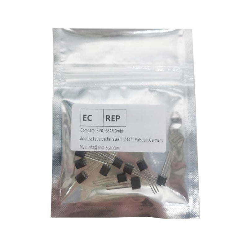 PENGLIN 10pcs MCP1700 MCP1700 LDO Linear Voltage Regulator Fixed Output Voltage 3.3V Through Hole TO-92