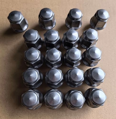 20pcs 1/2"-20 Factory Style Lug Nuts 1.5" Long 13/16" 21mm Hex Replacement for 2005-2014 Ford Mustang Mercury Grand Marquis & 06-11 Crown Victoria 9R3Z-1012-A, 611-292