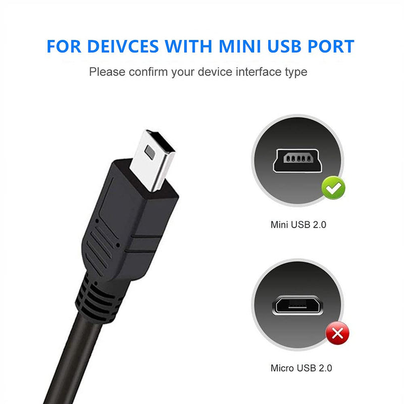 TI84 USB Cable for Texas Instruments Calculator, TI-84 Plus, TI-84 Plus C Silver Edition, TI 89 Titanium, TI Nspire CX/TI Nspire CX CAS Graphing Calculator (Pack of 2)
