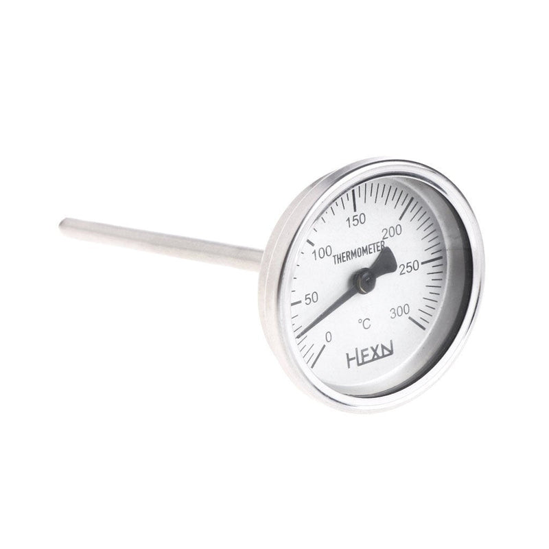 GUMEI Bimetal Stainless Steel Thermometer 1/4PT Thread L=100mm 0~50~300 ? WSS-303