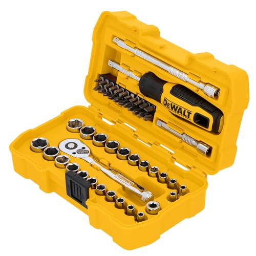 DEWALT 1/4" Drive 50 Pc Mechanics Tool Set (DWMT45422) STANDARD NEW 1/4" 50 Piece Set