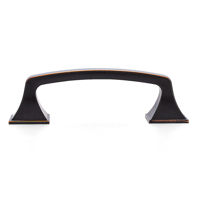 Ravinte Solid 3 Inch Big Square Foot Cabinet Pulls Oil Rubbed Bronze Arch Pull Kitchen Cabinet Handles Drawer Pulls Kitchen Cabinet Hardware Bronze Cabinet Drawer Handles-10 Pack 10