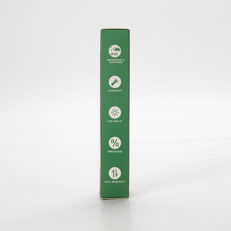 Non-contact voltage tester, TESMEN TN-213, phase tester, non-contact continuity tester, AC 12V-/70V-1000V, dual range, flashlight, LCD display in percent, buzzer alarm, wire break detection-green green