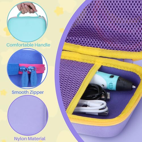 Protective Case for SCRIB3D P1 & 3Doodler Start 3D Pen (Case Only) Black