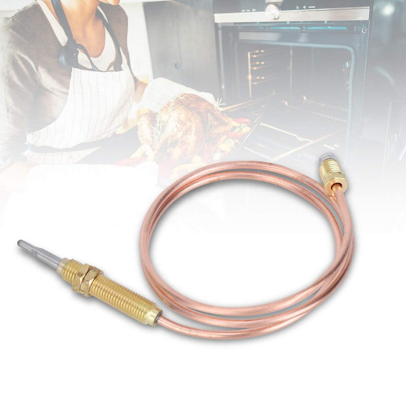 Stable connection thermocouple with practical thread, thermocouple, for braziers for gas heating