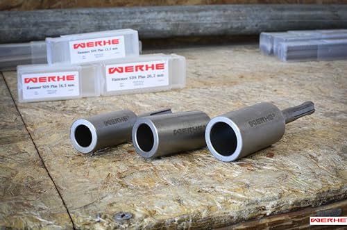WERHE SDS Plus Earth Rod Driver Ø 20.2 mm Steel for Earthing Rods