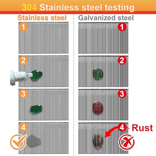 16 Gauge 304 Stainless Steel Finish Nails, 1-3/4": 2000PCS 1-3/4"---2000pcs