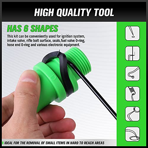 Bundled products-2 items: 6-piece Pick and Hook Set, Pick Tool Set for Car Auto & 16-piece Punch and Chisel Set, Including Taper Punch, Cold Chisels, Pin Punch, Center Punch