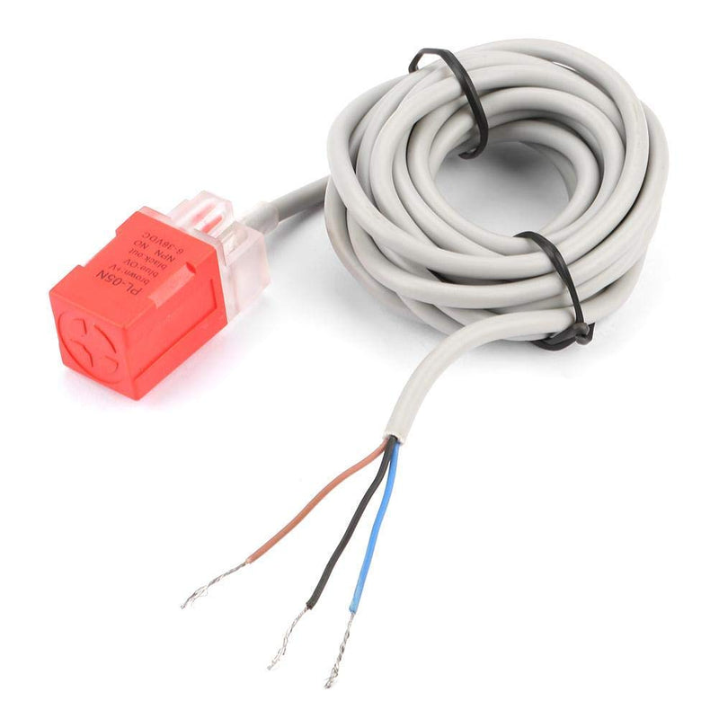 Inductive proximity switch, ABS material PL 05N NPN proximity sensor switch, detection distance 5mm