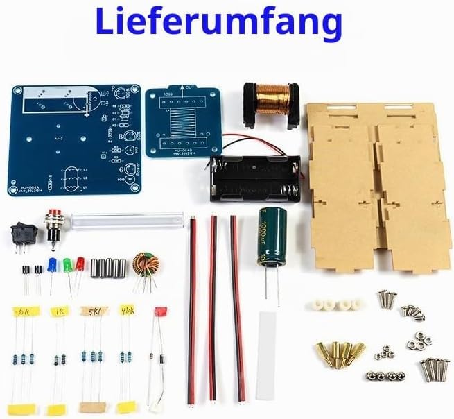 DIY Coilgun Soldering Exercise Set, Electromagnetic Transmitter, Electronic Kit, Shooting Game Set, Soldering Kit, DIY Kit Electronic Kit, Shooting Game Soldering Kit, Mini Voltage Converter Module