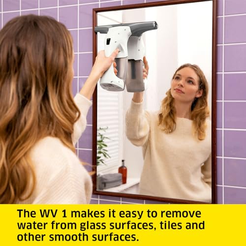 Kärcher WV 1 Cordless Window Vac, 20 Min Run Time