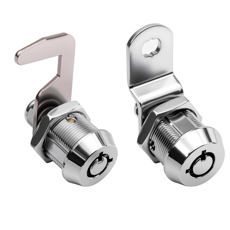 Toolbox Lock Tubular Cam Replacement Lock Hook Cam Keyed Alike (5/8 Inch, Chrome Finish, 5 Pack) Chrome Pack of 5 5/8 Inch
