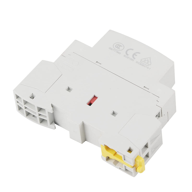 Household AC Contactor 2P 20A 24V 220V/230V 50/60Hz Household AC Contactor 2 Pin DIN Rail Mount 1NO 1NC (220V/230V) Mount 220V/230V