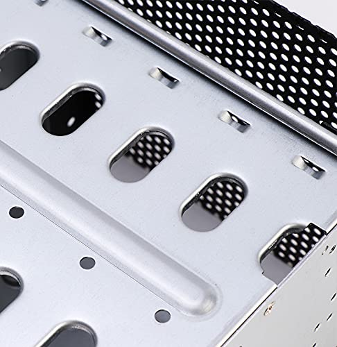 Hard Drive Rack, 5X3.5inch SATA SAS HDD Hard Drive Cage Adapter Rack Bracket for Hard Drive Internal Mounting Adapter Hard Driver Tray with Fan Space for Computer