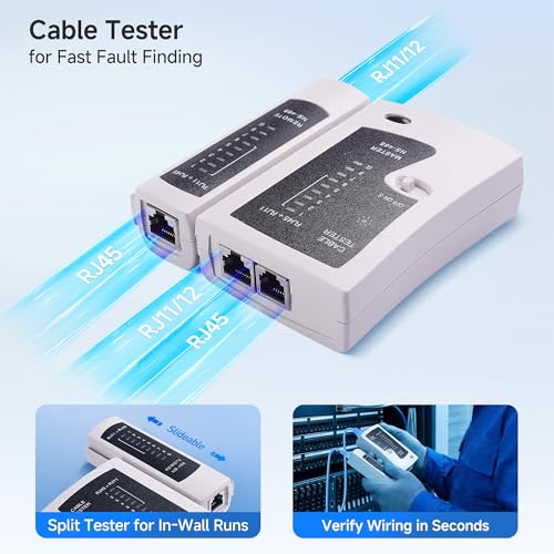 Cable Matters 7-in-1 Network Tool Kit with RJ45 Crimping Tool