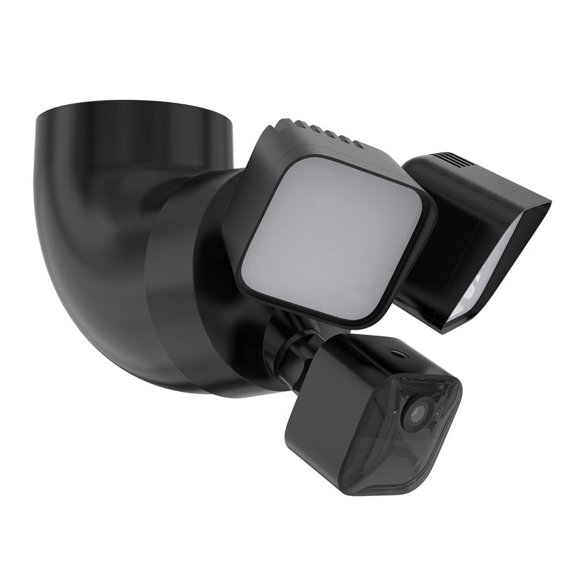 Eave Mount for Ring Floodlight Cam Wired Plus/Pro, Blink Wired Floodlight Camera, Ring Smart Lighting Floodlight Wired, Wyze Floodlight Camera v2/Pro, and Roku Floodlight Camera - Black