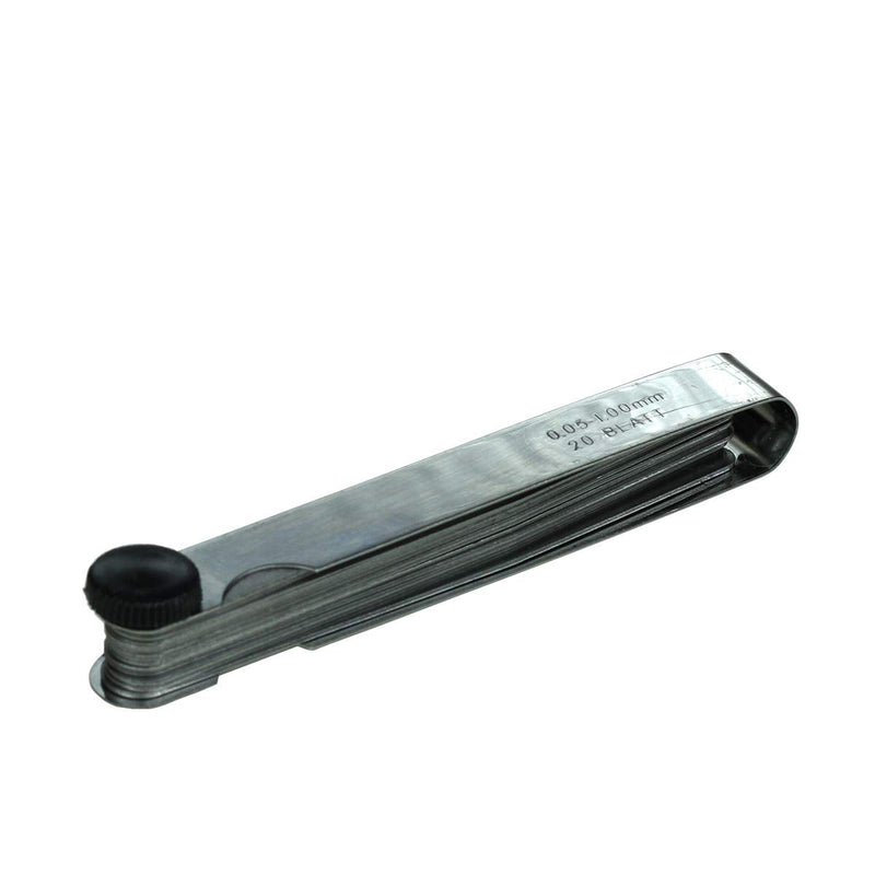 20 Sheets Feeler Gauge 0.05-1.00 mm