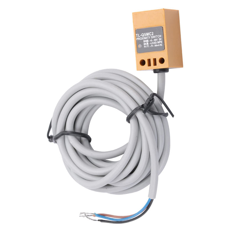 SN04-N2 NPN Proximity Sensor Switch with 5mm Detection Distance Inductive Proximity Switch Inductive Sensor 3-Wire Normally Closed