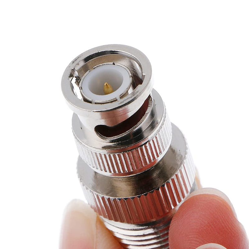 TengKo BNC Male to UHF Female SO-239 SO239 Adapter Connector RF Coaxial Coax Adapter for Antenna Coaxial Cable Radio Scanner (2 Pack) 2 Pack