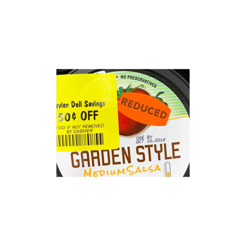 Reduced Grocery Store Food Labels .75 x 1.375 Inch 500 Total Adhesive Stickers (Pack of 2) 0.75 x 1.375" Oval (Pack of 2)