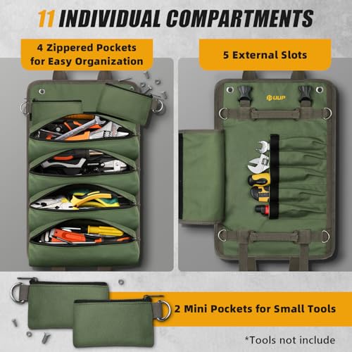 UUP Tool Roll Bag Bundle with Magnetic Tool Belt