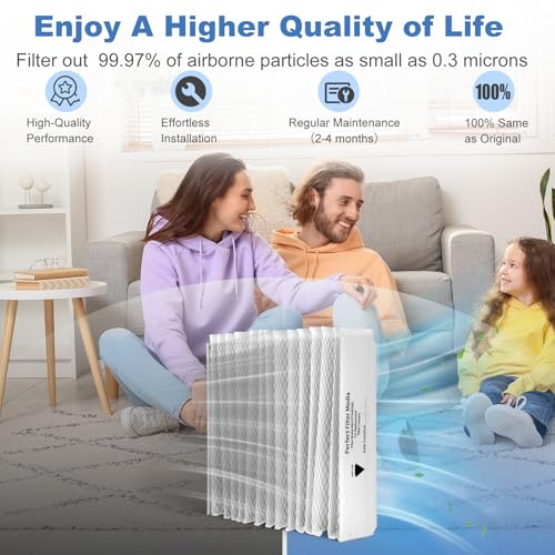 Upgrade BAYFTAHEXM2 Merv 13 expandable Perfectfit 5 Media Filter Compatible with Trane 20"x 25"x 5" Merv 13 BAYFTAHEXM2 Expandable Replacement for Trane BAYFTAHEXM2 Filter 2 Packs