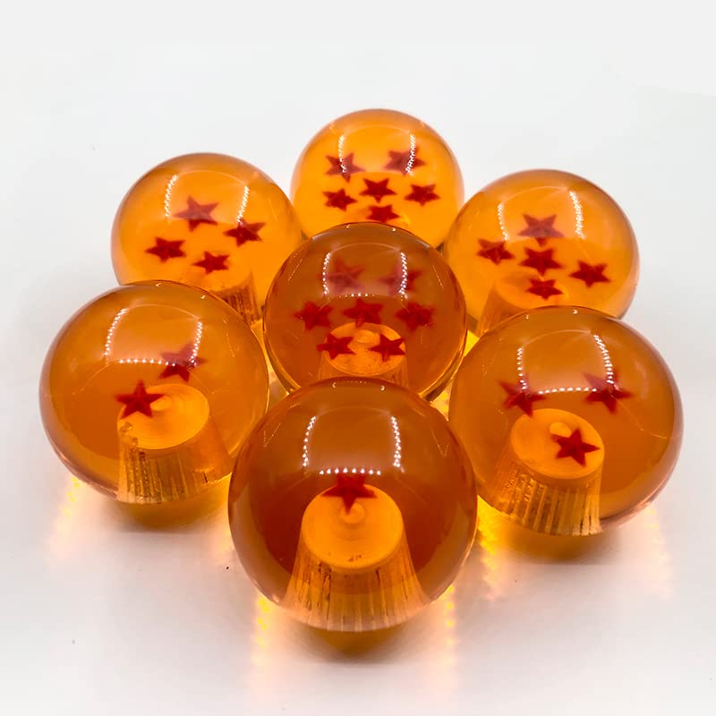SZJLMKJ Joystick ball top handle Star Balltop Clear Ball Top Handle for ZIPPY SANWA SEIMITSU Hori Crown M6 Joystick (5 stars) 5 stars