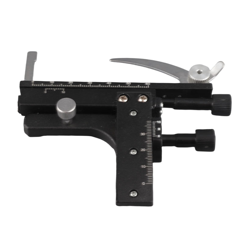 Professional Clip-on Mechanical XY Movable Stage Caliper with Scale for Microscope (for Microscope Measurement)