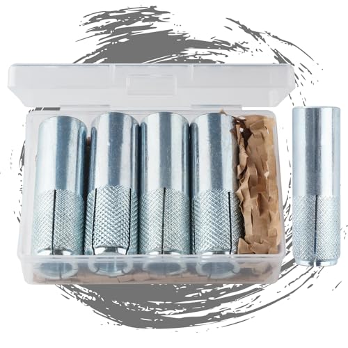 Drop-in Anchors, 20PCs 5/8 Inch Zinc-Plated for Concrete, Secure Mounting, Industrial-Strength with Tie 014973238216- 5/8" Drop-in Anchor Setting Tool