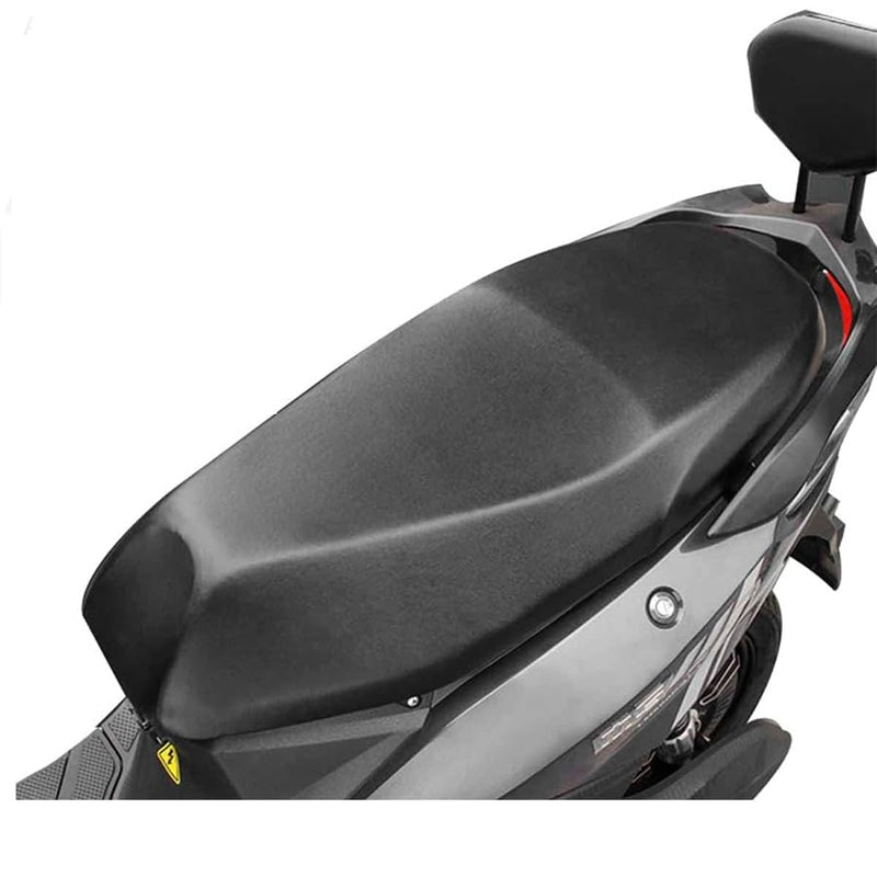 Motorcycle Scooter Seat Cover, Universal Motorbike Seat Cover with Elastic, Breathable PU Leather Scooter Seat Protector, Scooter Rain Seat Cover for Most Motorcycle Scooter Seat black High elastic leather