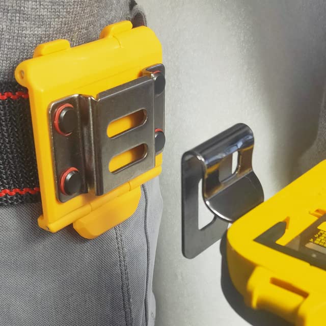 Tape Measure Holder, Tape Measure Clip, Drill Holster, Measuring Tape Holder, Holster for Belt, Drill Holster for Belt Clip on. Drill Holster in Black,pack 1