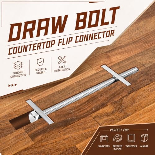 24 Pcs 1/4" X3-1/2 Countertop Miter Connector Joint Fastener 24