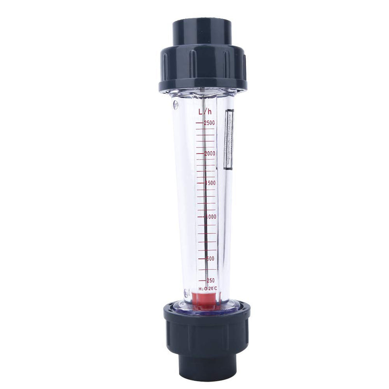 Liquid Flow Meter, 250~2500L/h High Precision ABS Pipe Flow Meter, Inner Diameter 32mm