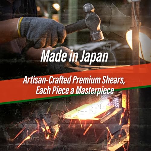 SUIZAN Hedge Shears 21.3" - Japanese Garden Clippers for Precise Trimming 5.9 Inch (150mm) Blade